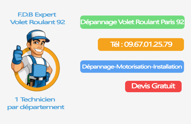 dépannage volet roulant 91