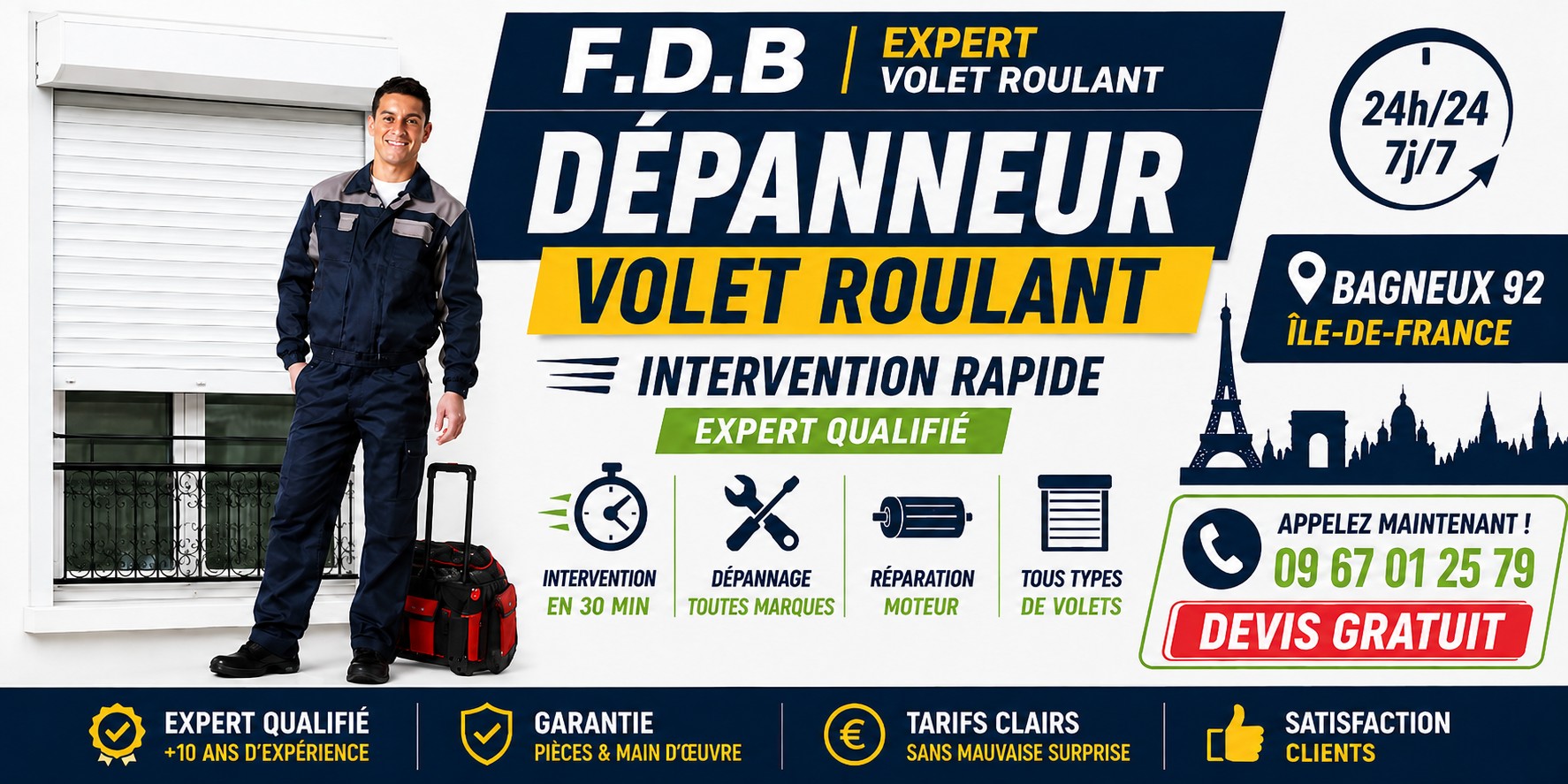 depannage volet roulant bagneux